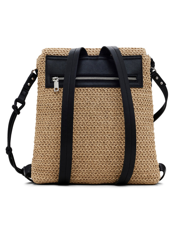 Desigual Desigual Kuprinės Raffia Hamption 25SAKO04 Smėlio