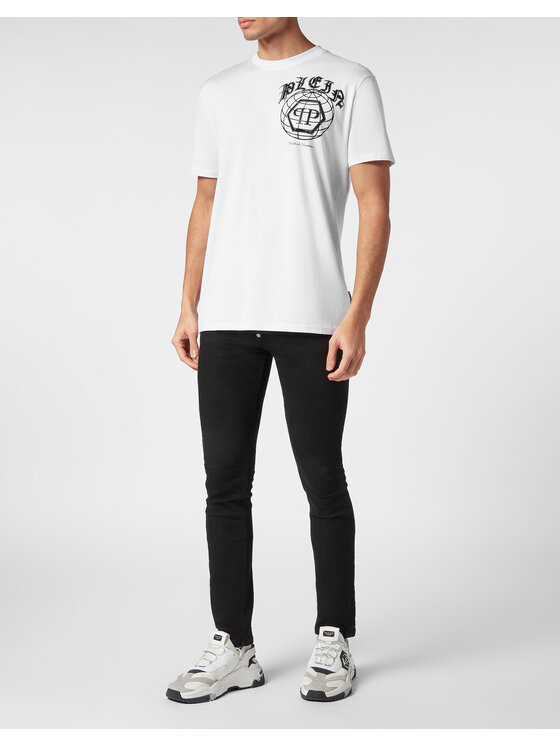 PHILIPP PLEIN PHILIPP PLEIN T-Shirt 14943 Bílá Regular Fit