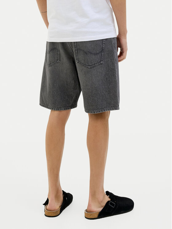 Jack&Jones Jack&Jones Szorty jeansowe 12269533 Czarny Loose Fit