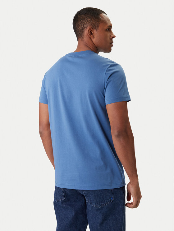 Karl Lagerfeld Jeans Karl Lagerfeld Jeans Marškinėliai B1M17063 Mėlyna Regular Fit