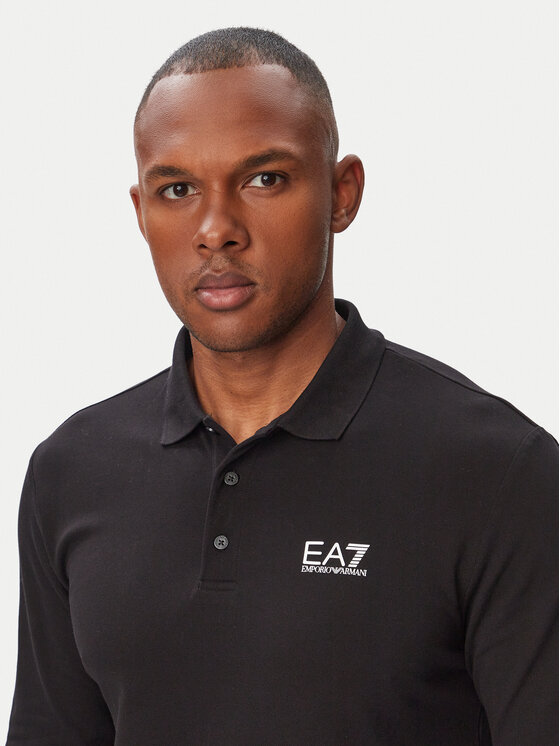 EA7 Emporio Armani EA7 Emporio Armani Polo 8NPF17 PJVUZ 1200 Melns Regular Fit