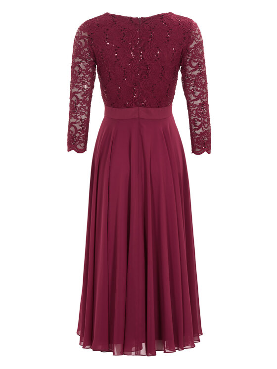 Swing Swing Coctailkleid 5AE29100 Dunkelrot Regular Fit