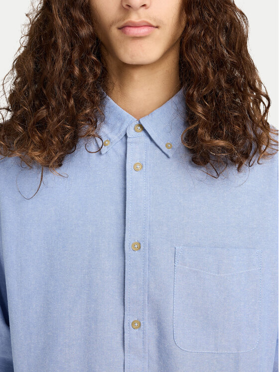 Element Element Πουκάμισο Button Down Regular Oxford ELYWT00182 Μπλε Regular Fit