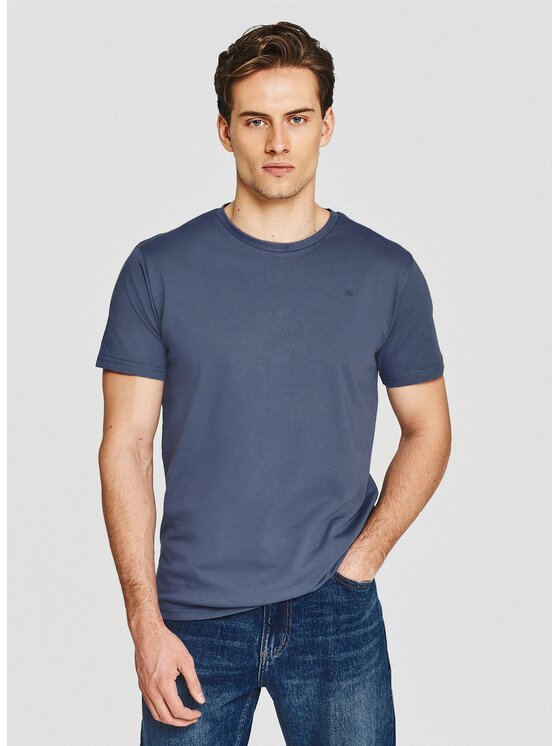 Pako Lorente Pako Lorente T-Shirt P26SF-TT-005 Niebieski Regular Fit