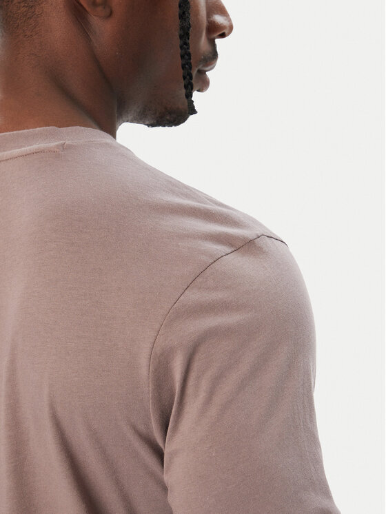 HUGO HUGO T-Shirt Diragolino212 50447978 Braun Regular Fit