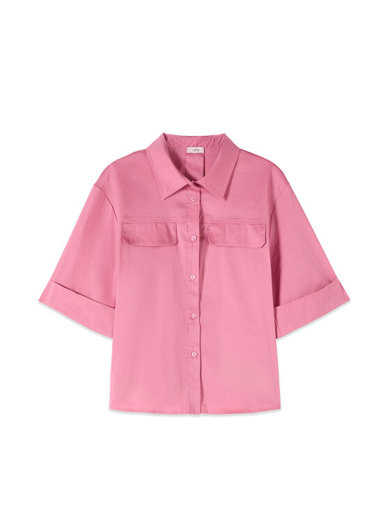 Oltre Oltre Camicia 5074R103205N006 Rosa Boxy Fit