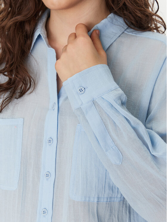 Seafolly Seafolly Košeľa Breeze 54795-TO Modrá Regular Fit