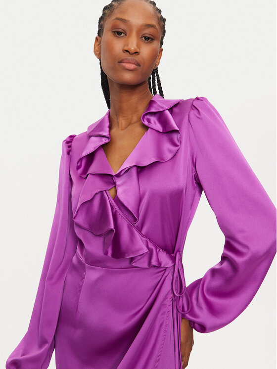 Please Please Коктейльна сукня A1NKOG1000 Фіолетовий Regular Fit