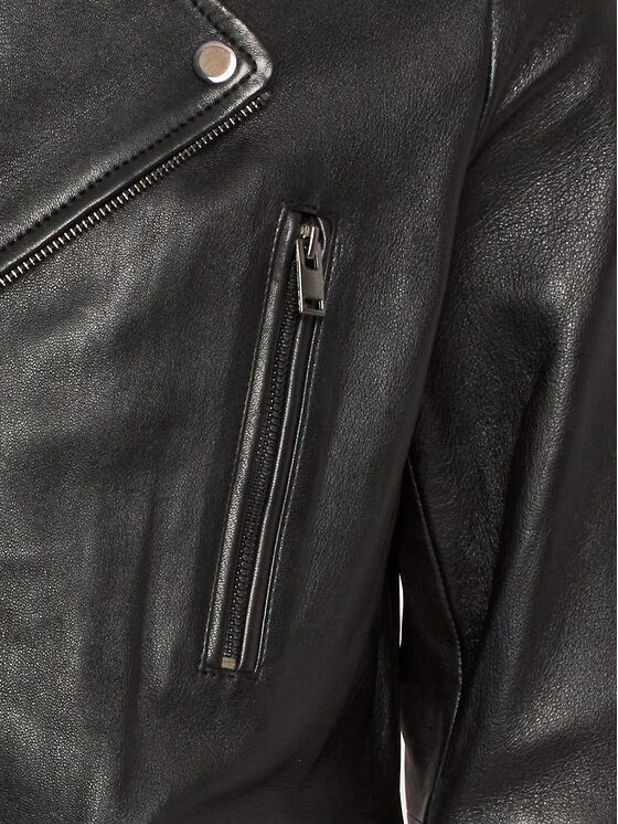 Serge Pariente Serge Pariente Lederjacke Dylan Schwarz Regular Fit