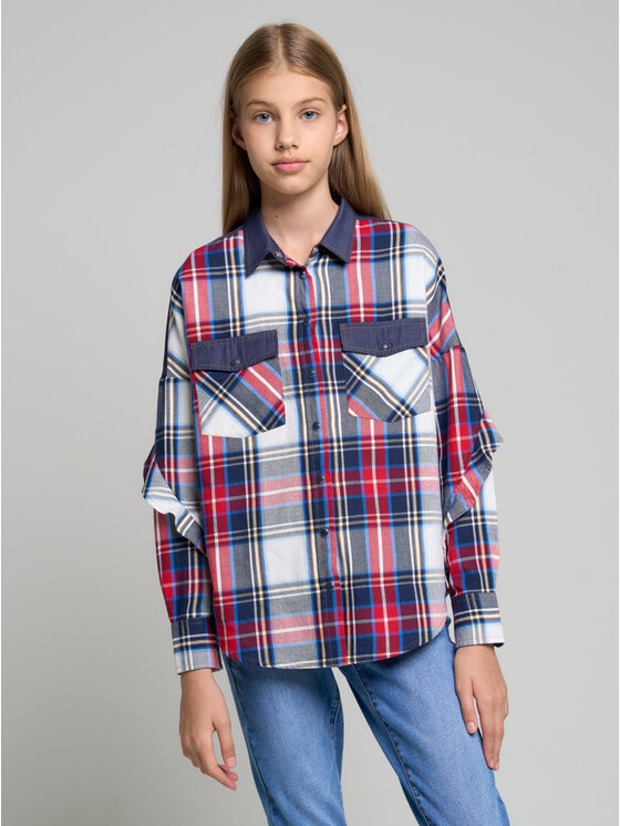 BIG STAR BIG STAR Koszula filka_403 Granatowy Comfort Fit