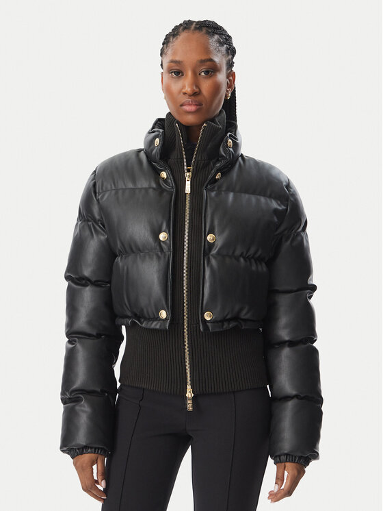 Just Cavalli Just Cavalli Winterjacke 81PAS405 CNDU2 Schwarz Regular Fit