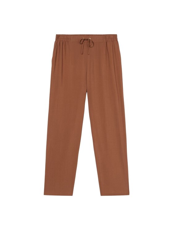 Oltre Oltre Pantaloni di tessuto P270J102356N027 Marrone Boy Fit