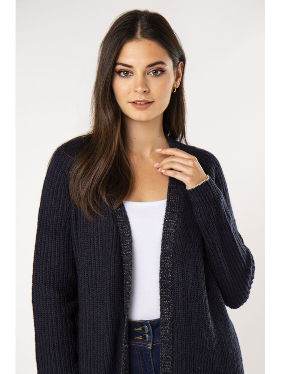 QUIOSQUE QUIOSQUE Kardigan Quiosque 6NT002802 Tmavomodrá Regular Fit