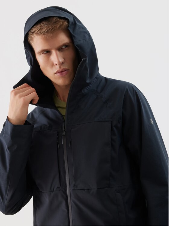 4F 4F Trekingová obuv 4FRSS24TTJAM556-21S Čierna Regular Fit