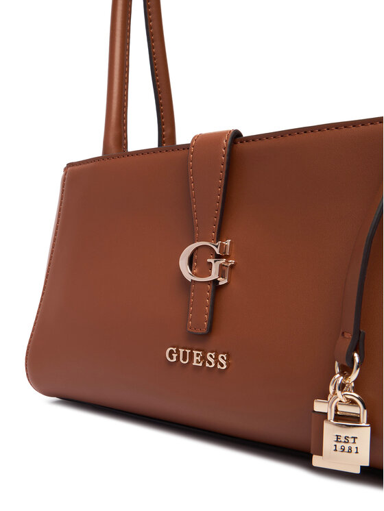 Guess Guess Τσάντα Carrie HWVG98 96080 Καφέ