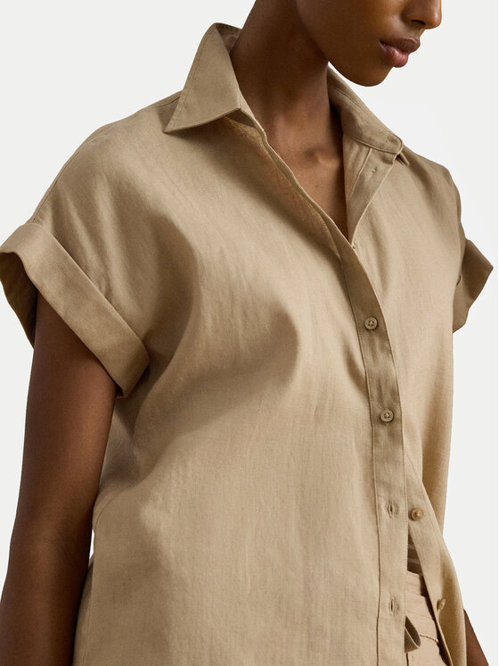 LAUREN RALPH LAUREN LAUREN RALPH LAUREN Πουκάμισο 200699152052 Μπεζ Relaxed Fit