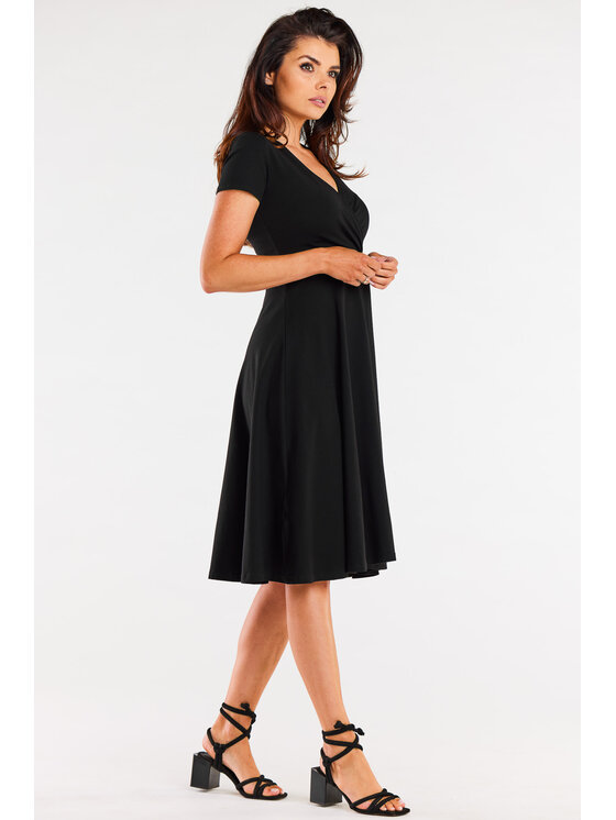 Infinite You Infinite You Sukienka letnia M292 Czarny Basic Fit