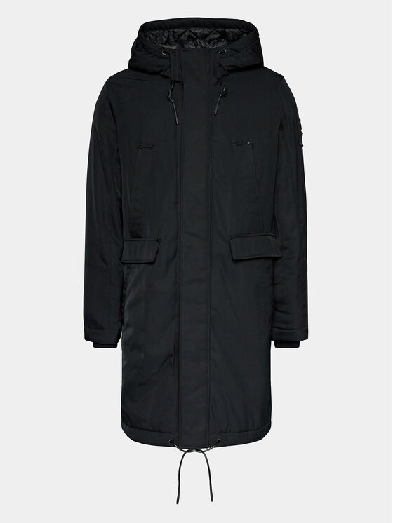 Moose Knuckles Moose Knuckles Parka Garson M33MP244 Czarny Regular Fit