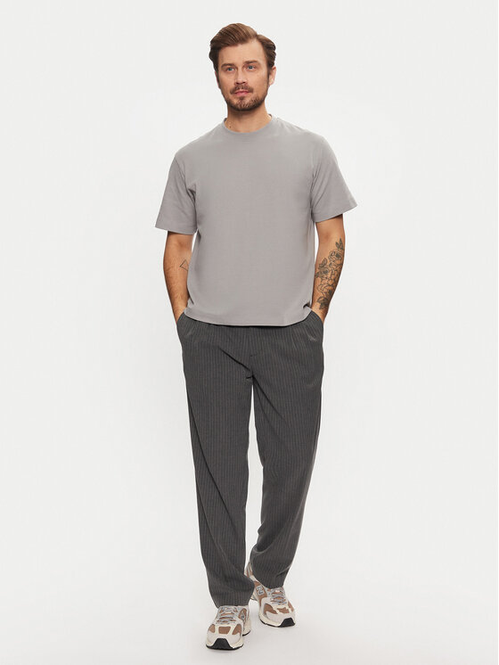 Jack&Jones Jack&Jones Pantaloni di tessuto Karl 12267059 Grigio Loose Fit