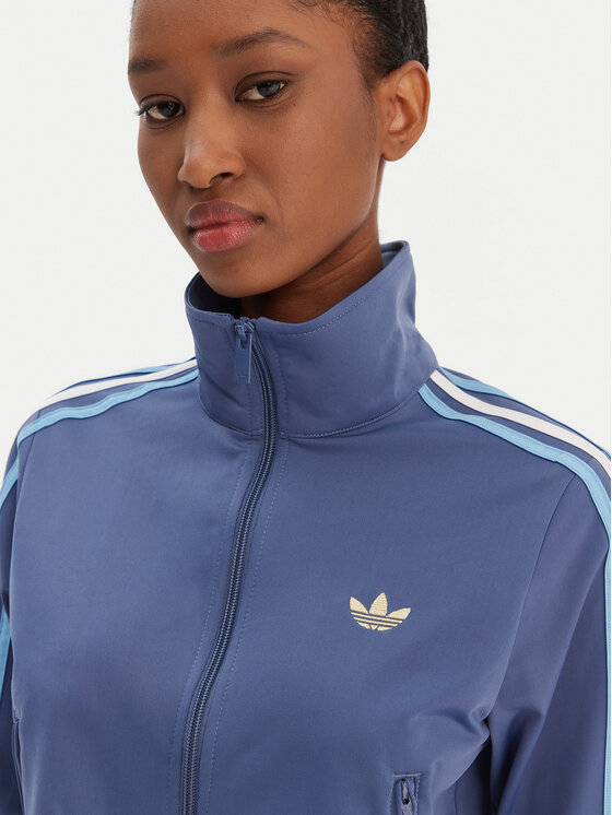 adidas adidas Pulóver Firebird Classic KC6565 Kék Regular Fit