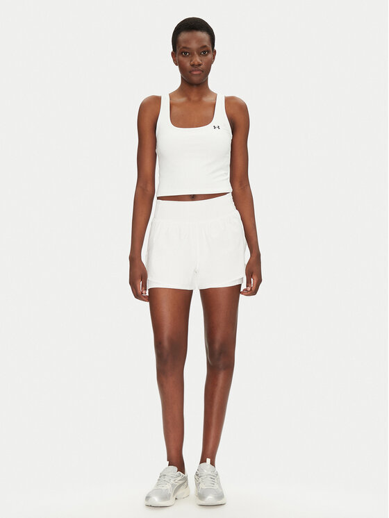 Under Armour Under Armour Športové kraťasy Vanish 2in1 1376936 Biela Regular Fit