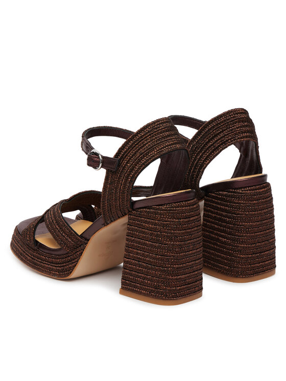 Castañer Castañer Espadrilky Valle 23116 Hnědá