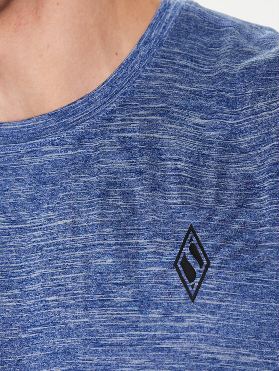 Skechers Skechers Technisches T-Shirt On The Road Muscle M2TT25 Blau Regular Fit
