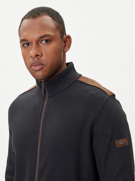 Bugatti Bugatti Sweatshirt 8700-85050D Grau Regular Fit