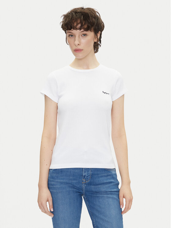 Pepe Jeans Bílá T-Shirt