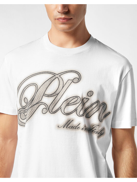 PHILIPP PLEIN PHILIPP PLEIN T-Shirt 27153 Biały Regular Fit