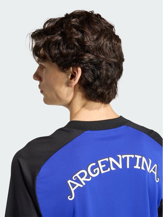 adidas adidas Koszulka techniczna Argentina 26 Away Pre Match Jersey Niebieski jasny Slim Fit