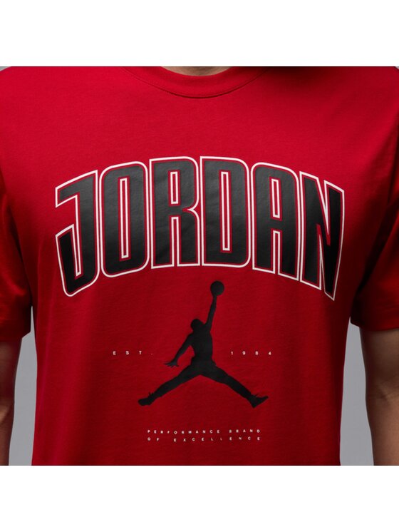 Nike Nike T-Shirt Jumpman City 88 Czerwony Regular Fit