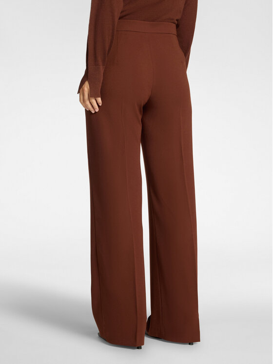 Elena Mirò Elena Mirò Pantaloni di tessuto P053P000580N052 Marrone Flare Fit