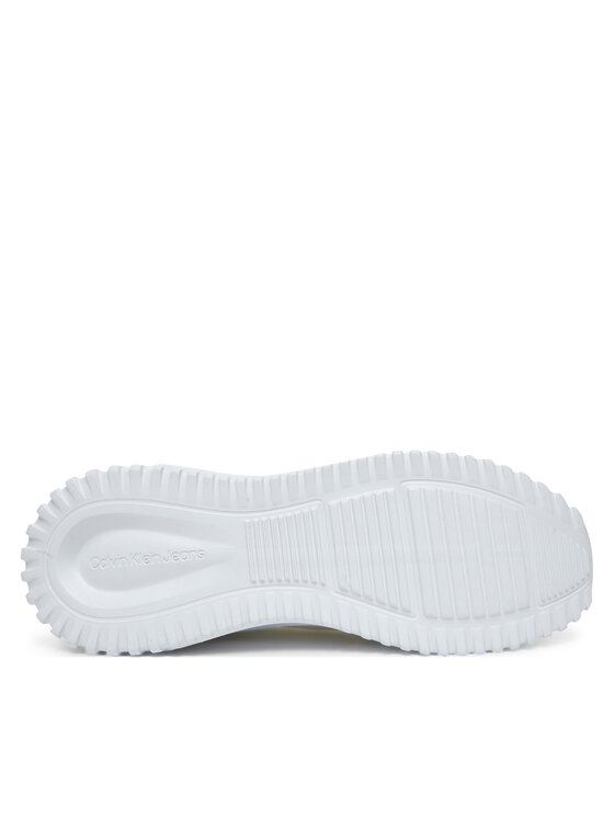 Calvin Klein Jeans Calvin Klein Jeans Sneakersy Eva Runner L-Up Mix Mesh Logo Ck YW0YW01851 Biela