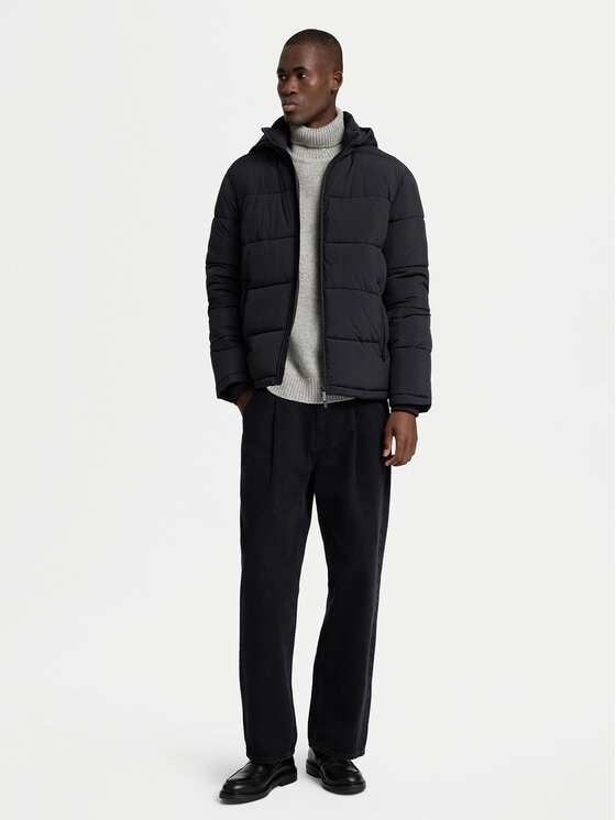 Selected Homme Selected Homme Зимова куртка Cooper 16089957 Чорний Regular Fit