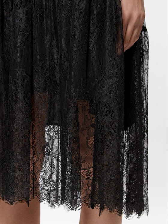 TWINSET TWINSET Hétköznapi ruha 231TT2171 Fekete Regular Fit