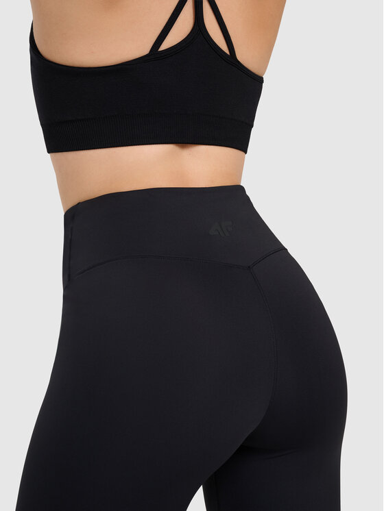 4F 4F Legginsy MULTI ACTIVE Czarny Slim Fit