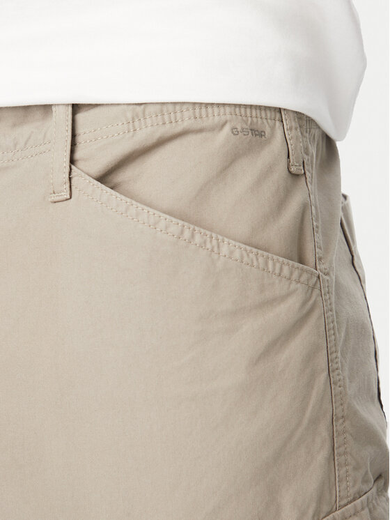 G-Star Raw G-Star Raw Kalhoty z materiálu D28376-D388 Světle béžová Regular Fit
