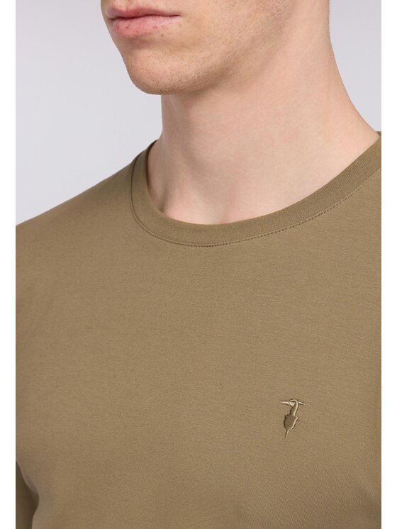 Trussardi Trussardi T-shirt G0238100040N035 Verde Regular Fit