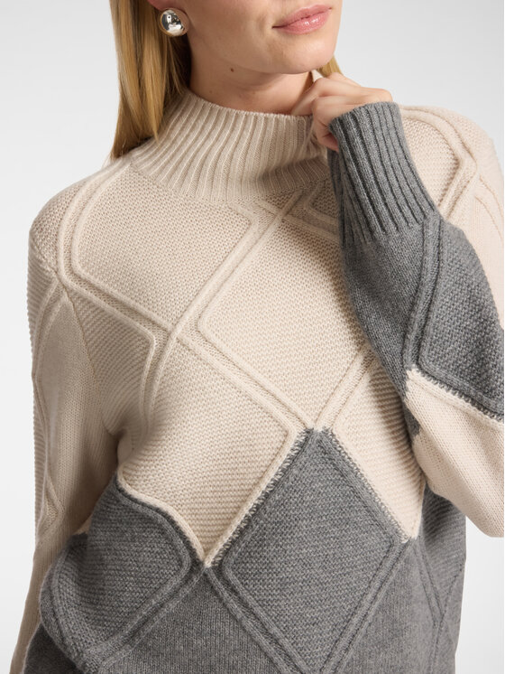 Elena Mirò Elena Mirò Maglione M061Z000823N0A1 Grigio Regular Fit