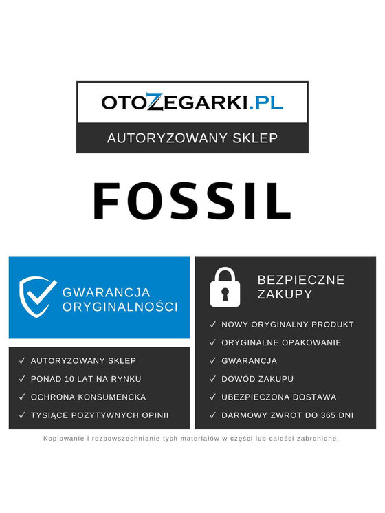 Fossil Fossil Bransoletka JF03275791 Różowe złoto