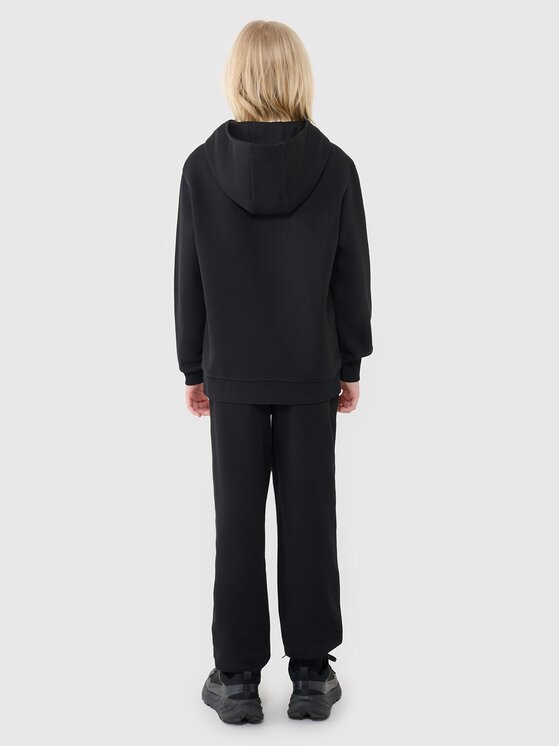 4F 4F Spodnie dresowe 4FJWMM00TTROM1188-20S Czarny Oversize
