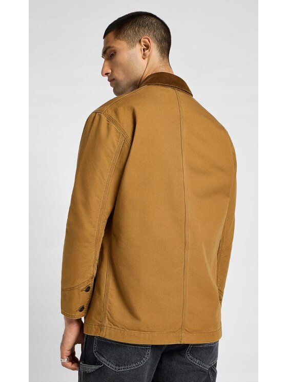 Lee Lee Kurtka koszulowa Loose Loco Jacket Brązowy Loose Fit