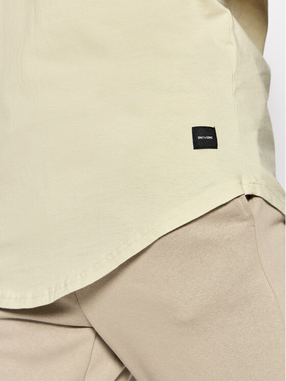 Only & Sons Only & Sons Tricou Matt 22002973 Bej Regular Fit