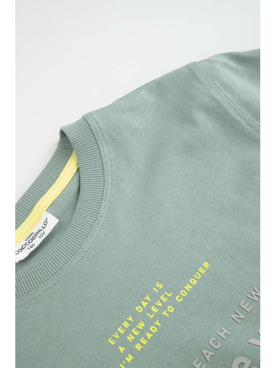Coccodrillo Coccodrillo T-Shirt WC6143203NBJ-011 Zielony Regular Fit