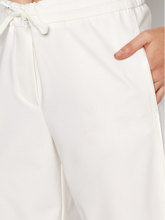 Marella Marella Stoffhose Nasco 31360707 Weiß Regular Fit