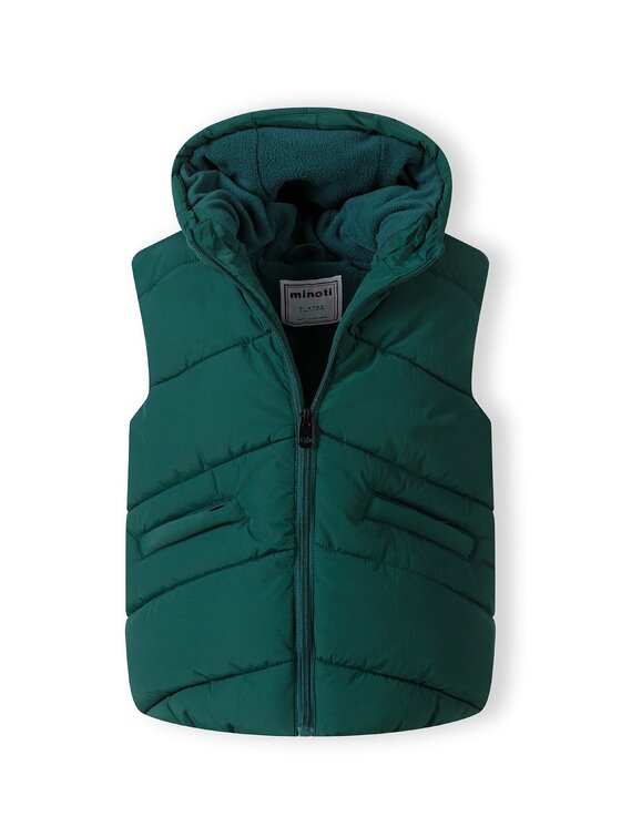 MINOTI MINOTI Kamizelka 19gilet47 Khaki Regular Fit