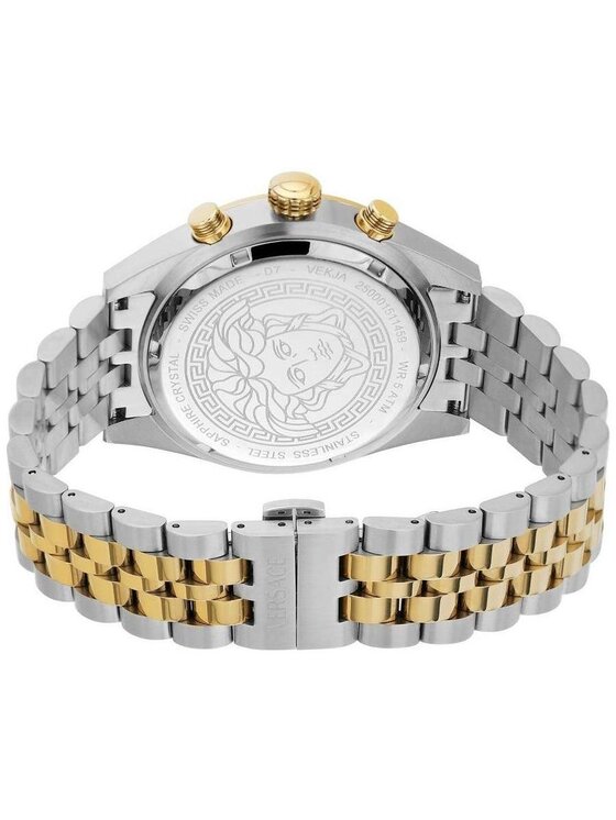 Versace Versace Zegarek VEKJA0625 Złoty