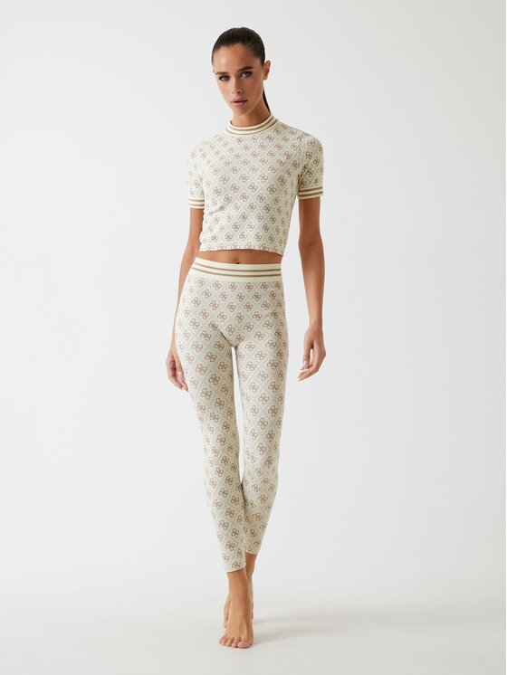 Guess Guess Τοπ 179841 Μπεζ Classic Fit