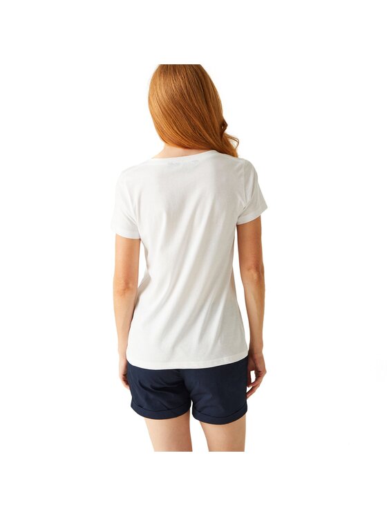 Regatta Regatta T-Shirt Filandra VIII Biały Short Fit